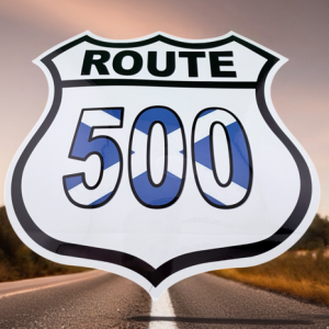 Route 500 Shield Sticker