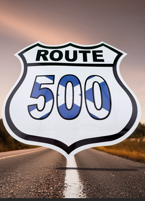 Route 500 Shield Sticker