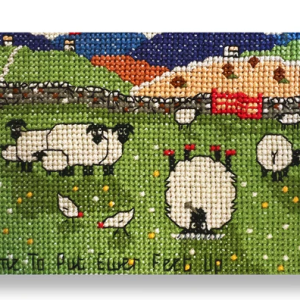 Time To Put Ewer Feet Up Cross Stitch