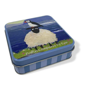 No Puffin Fudge Tin