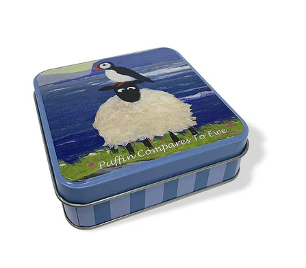 No Puffin Fudge Tin