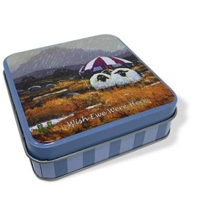 Wish Ewe Were Here Fudge Tin
