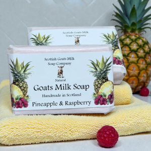 Pineapple & Raspberry Highland Goats Milk Soap