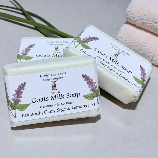 Patchouli, Clary Sage & Lemongrass Highland Goats Milk Soap