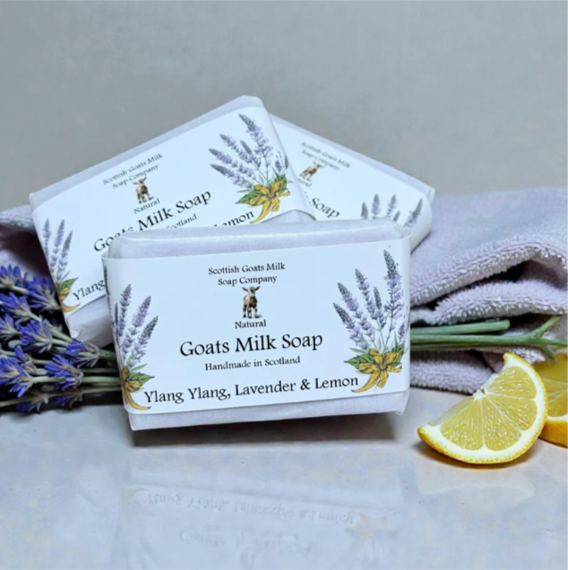 Ylang Ylang, Lavender & Lemon Highland Goats Milk Soap