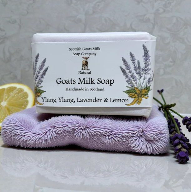 Ylang Ylang, Lavender & Lemon Highland Goats Milk Soap - Image 4