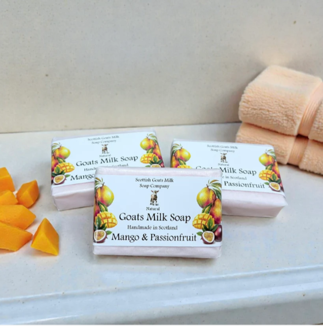 Mango & Passionfruit Highland Goats Milk Soap - Image 2