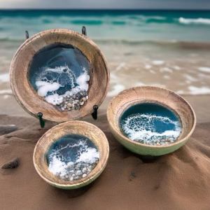 Coastal Resin Trincket Bowl