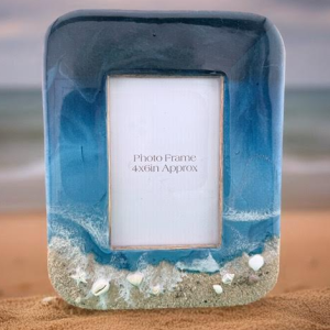 4x6inch Coastal Resin Photo Frame