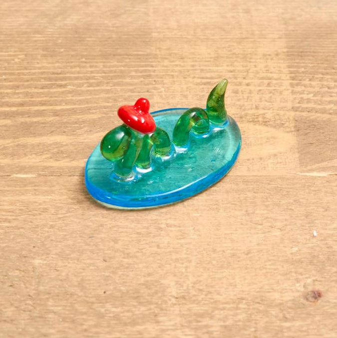 Glass Nessie Ornament
