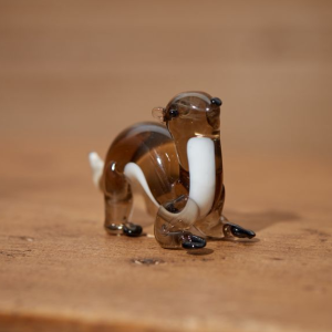 Glass Otter Ornament