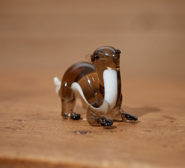 Glass Otter Ornament