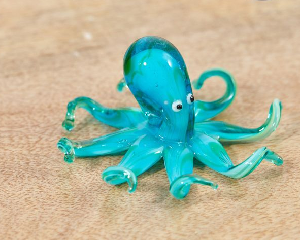 Glass Octopus Ornament