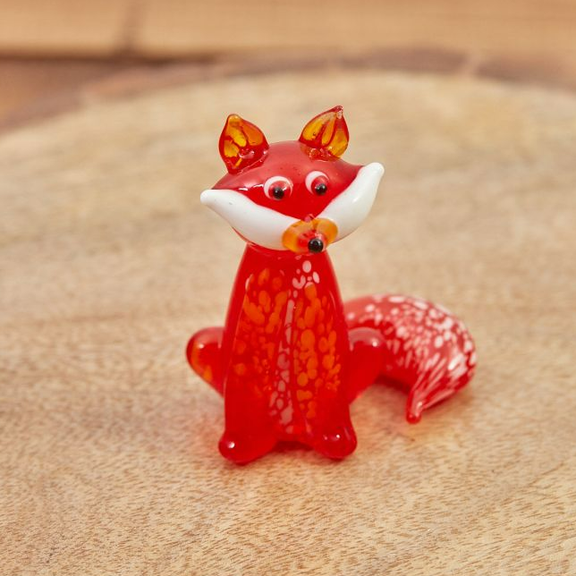 Glass Fox Ornament