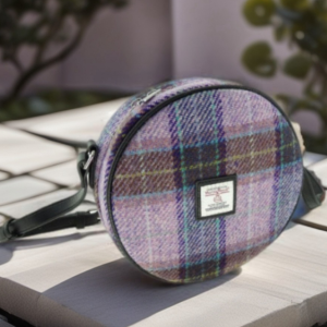 Harris Tweed Bannock Round Shoulder Bag