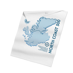 NC500 Map Organic Cotton Tea Towel