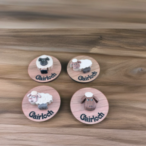 Gairloch Sheep Magnets 3d