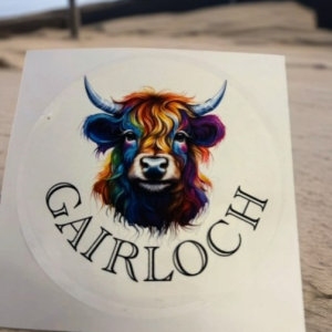 Girloch Highland Cow Stickers