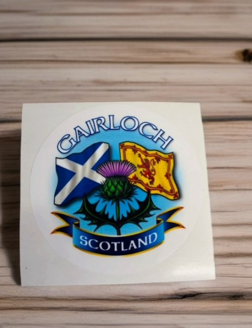 Gairloch Scotland Flag Sticker